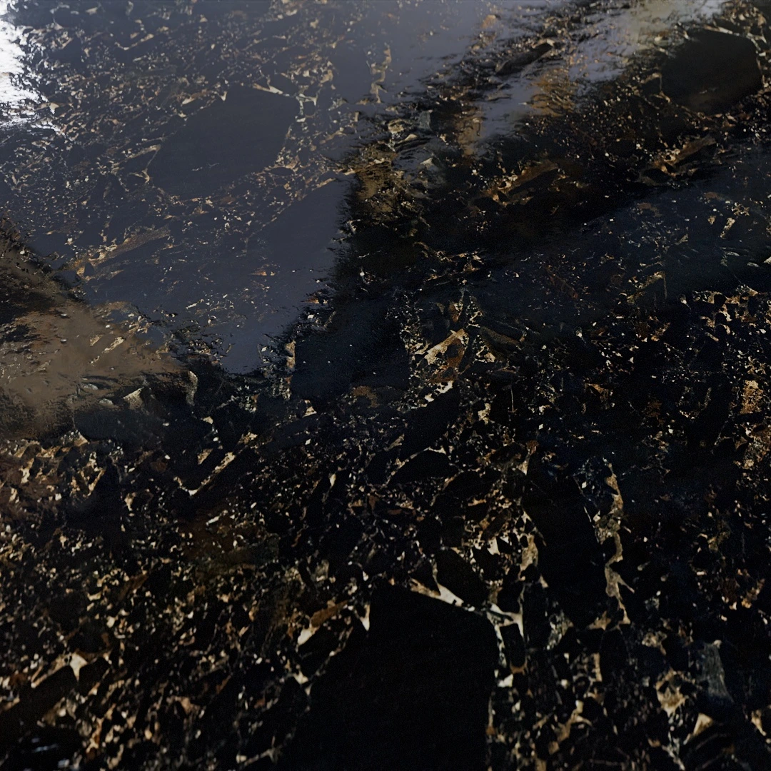 Free Black Crushed Natural Stone Texture