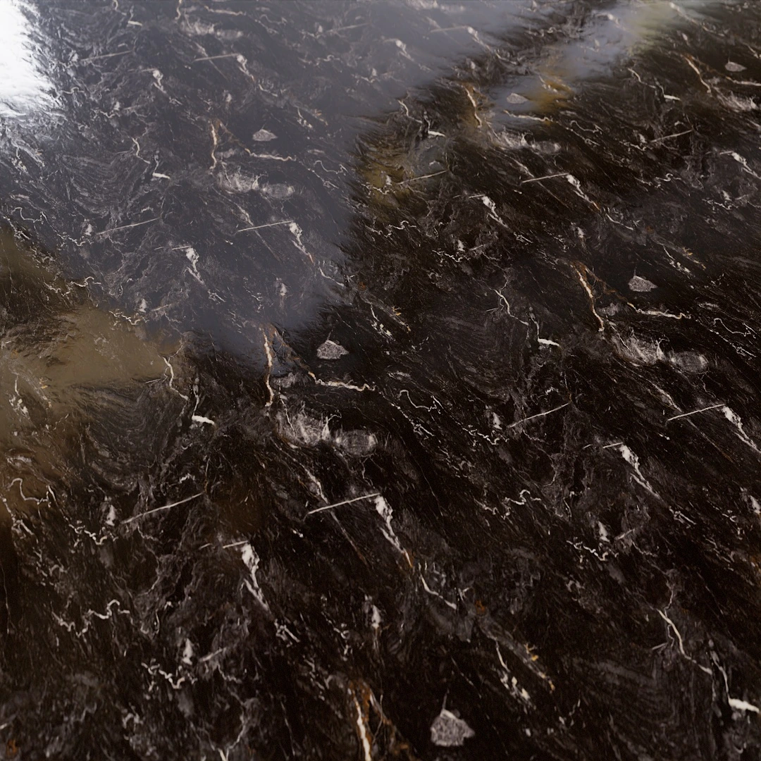 Free Black Dark River Marble Texture