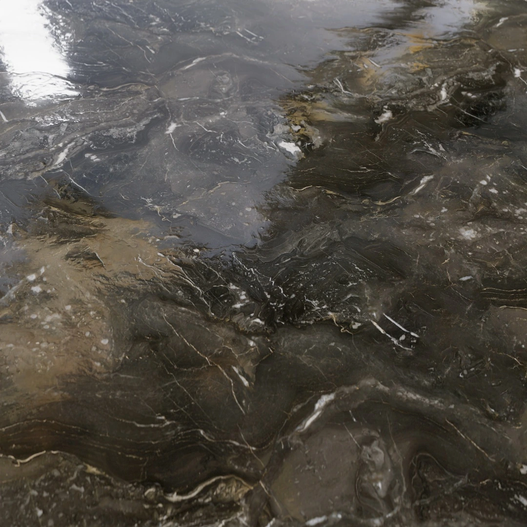 Free Black Orobico Marble Texture