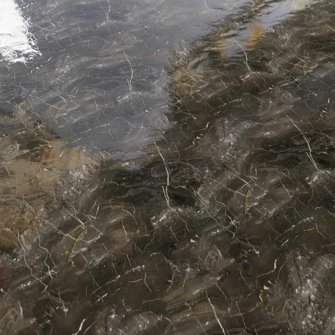Free Black Orobico Marble Texture