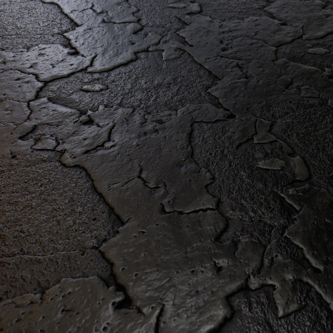 Free Cracked Charcoal Patina Paint Texture