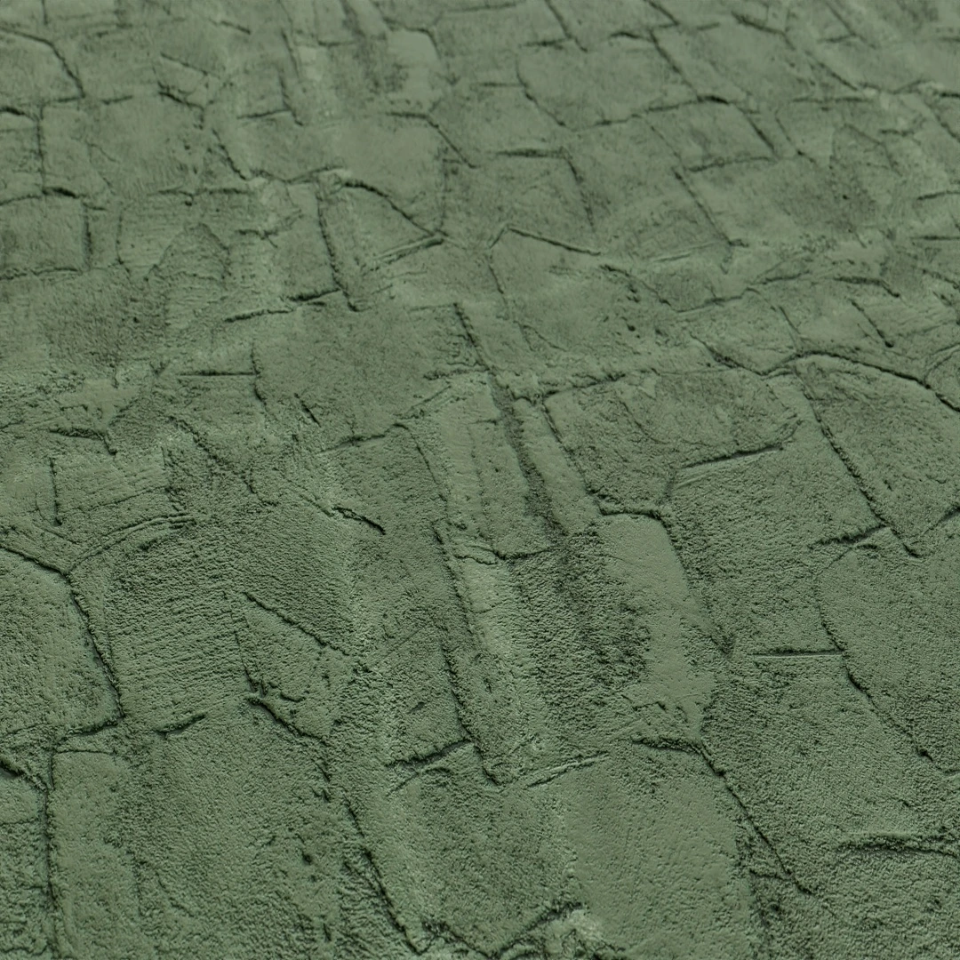Free Cracked Green Concrete Texture