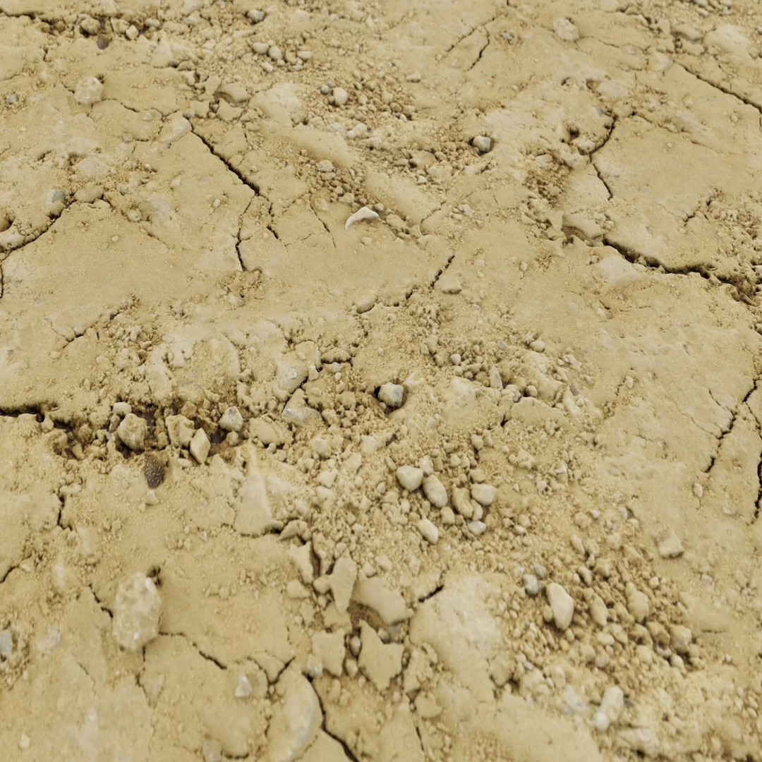 Free Desert Arid Cracked Soil Texture
