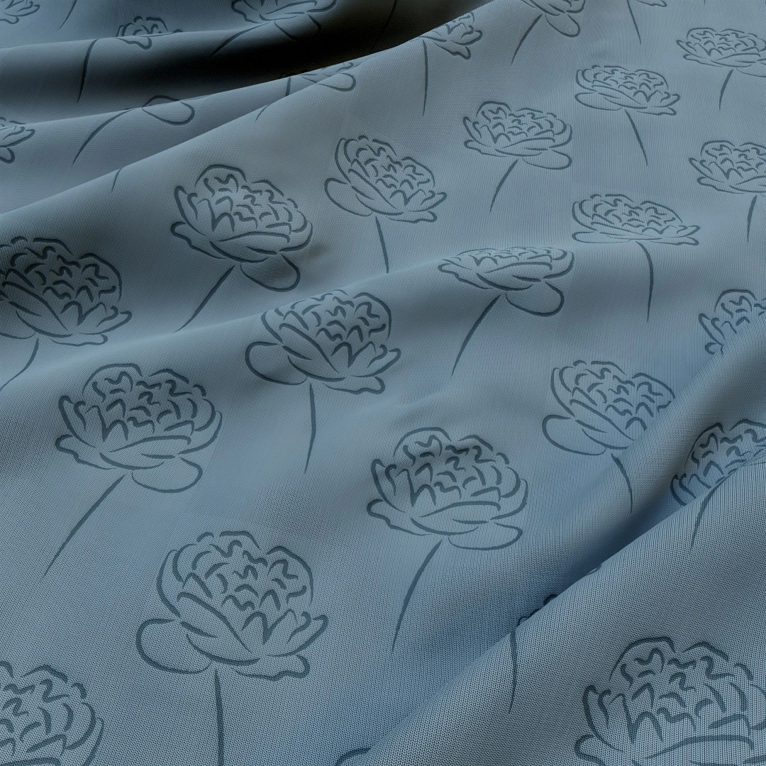 Free Elegant Floral Embossed Fabric Texture