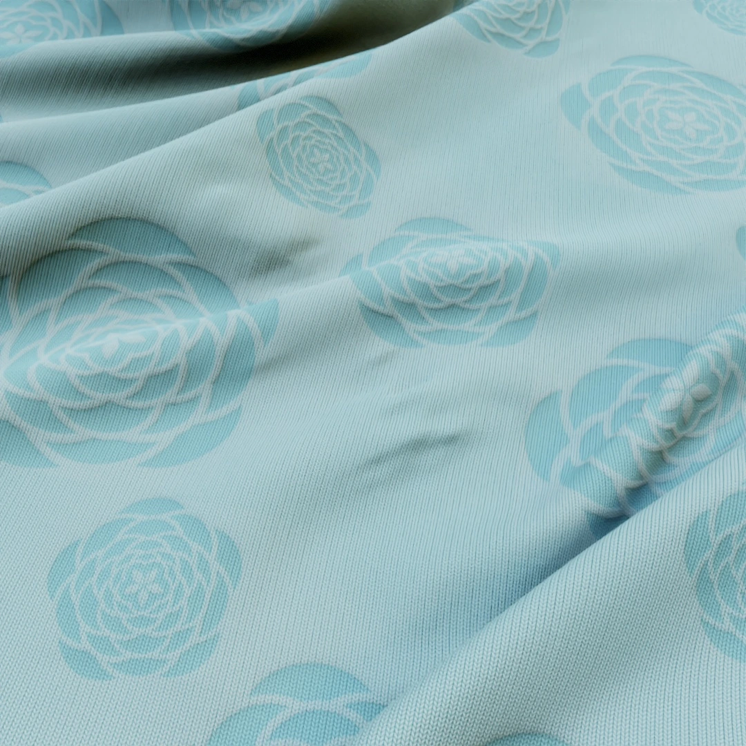 Free Elegant Rose Embossed Sky Fabric Texture