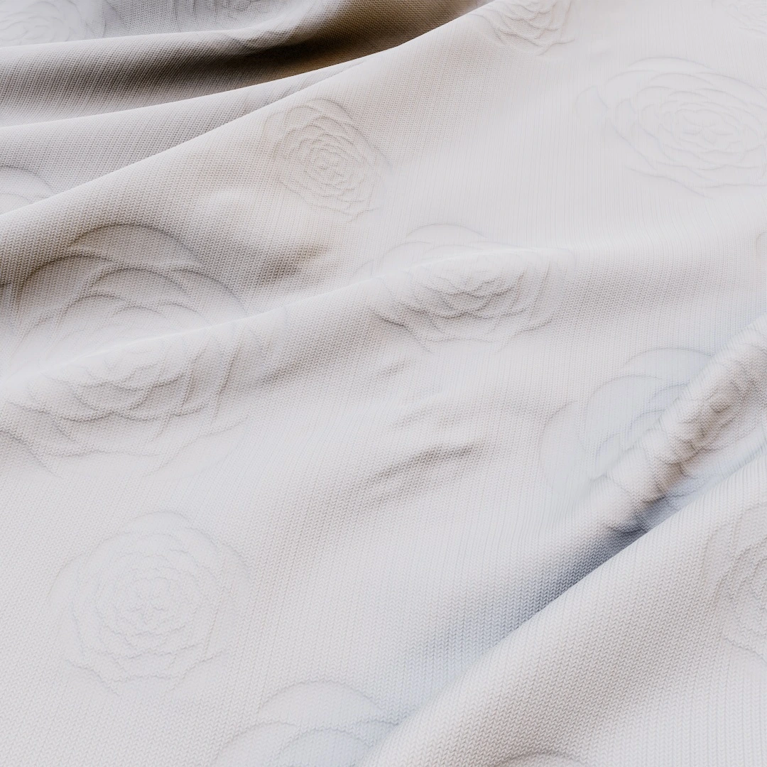 Free Elegant Rose Embossed Sky Fabric Texture