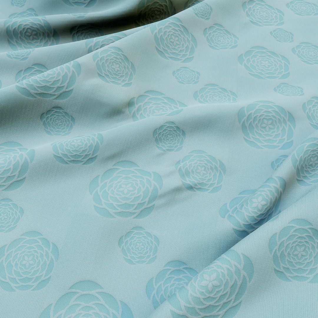 Free Elegant Rose Embossed Sky Fabric Texture