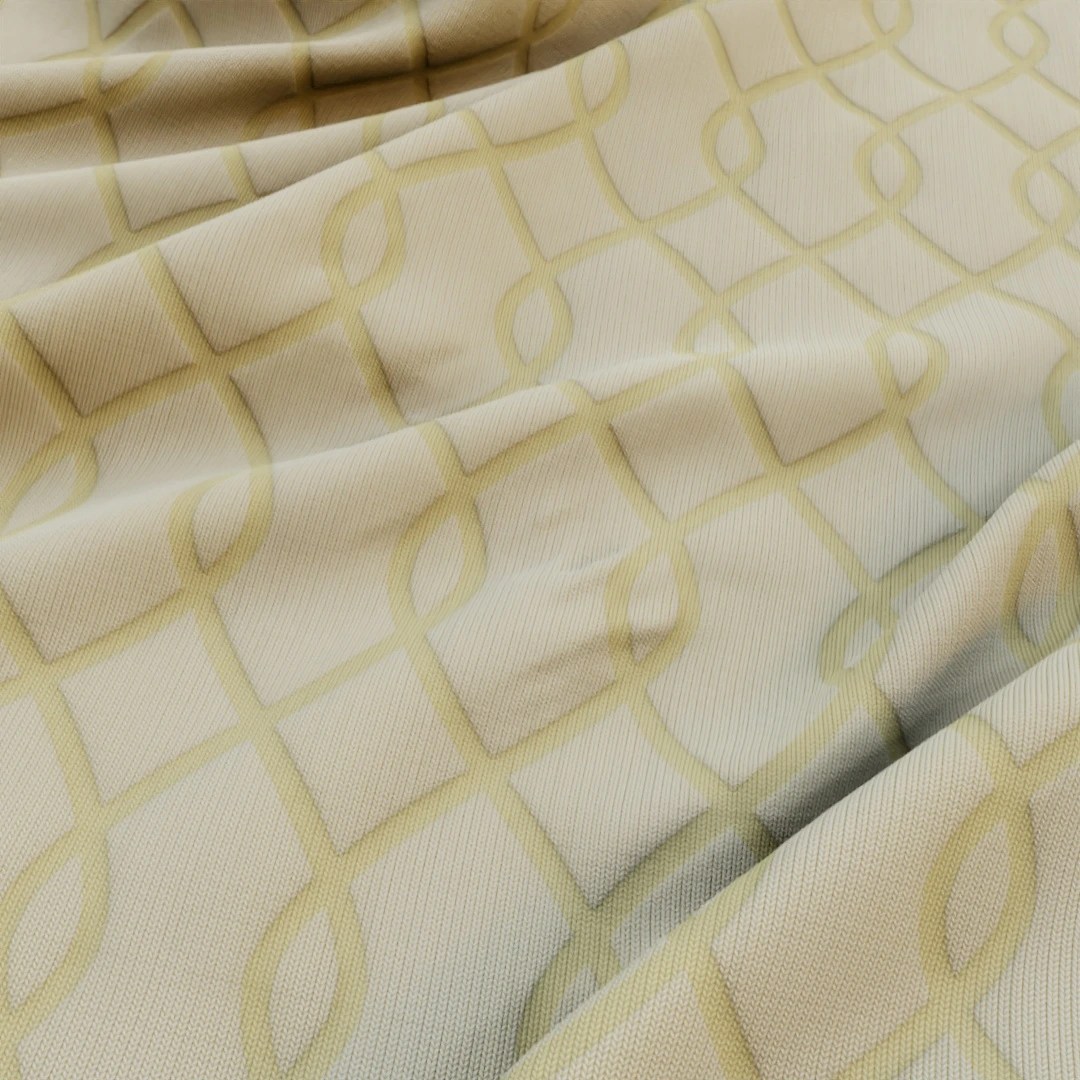 Free Golden Geometric Weave Fabric Texture