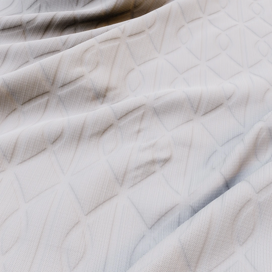 Free Light Blue Geometric Patterned Fabric Texture