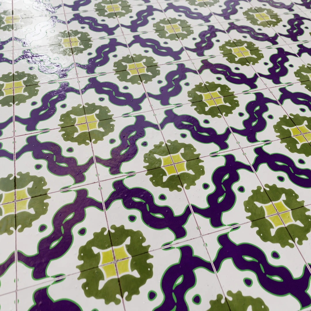Free Majestic Arabesque Tile Texture