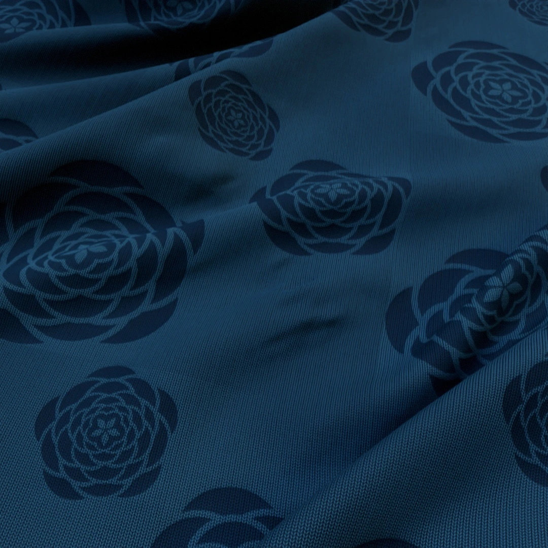 Free Midnight Rose Patterned Fabric Texture
