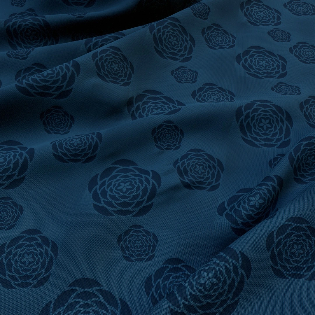 Free Midnight Rose Patterned Fabric Texture