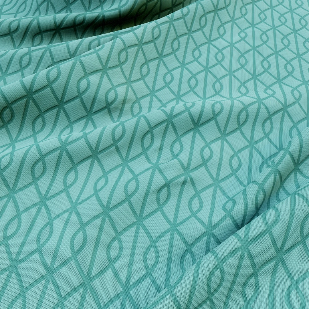 Free Mint Geometric Patterned Fabric Texture