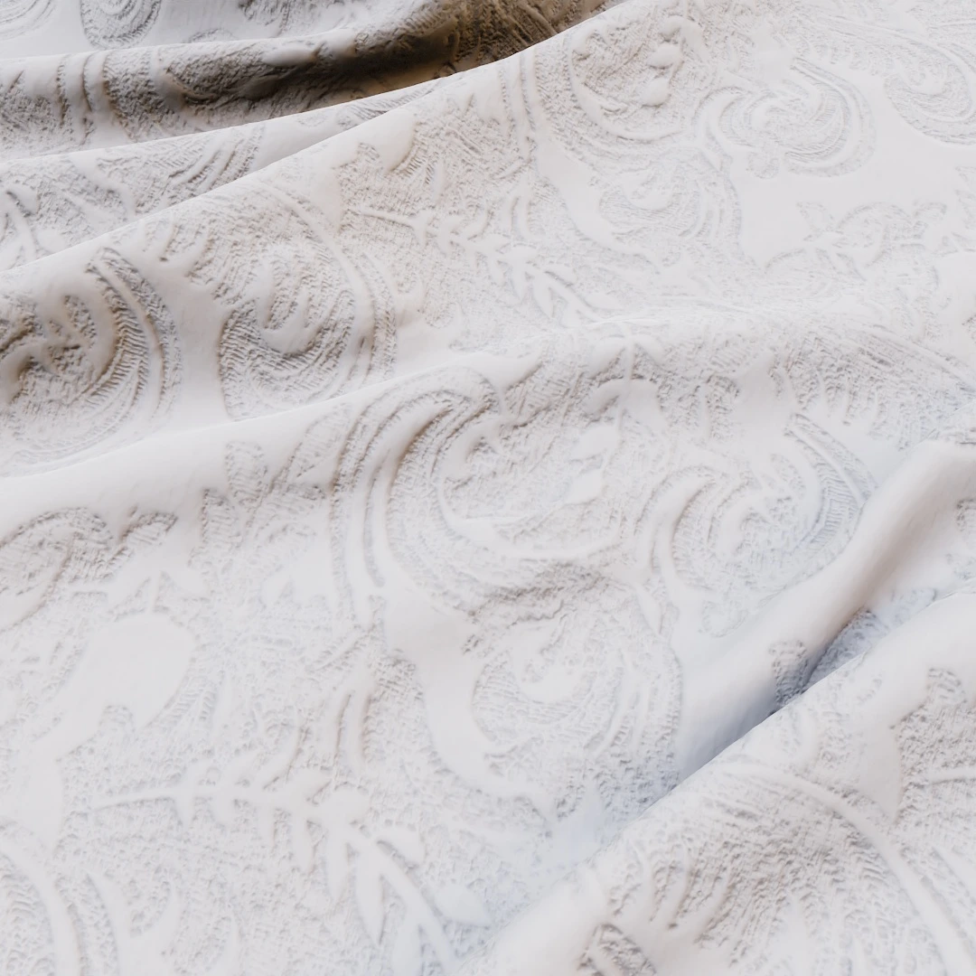 Free Oceanic Fractal Elegance Fabric Texture
