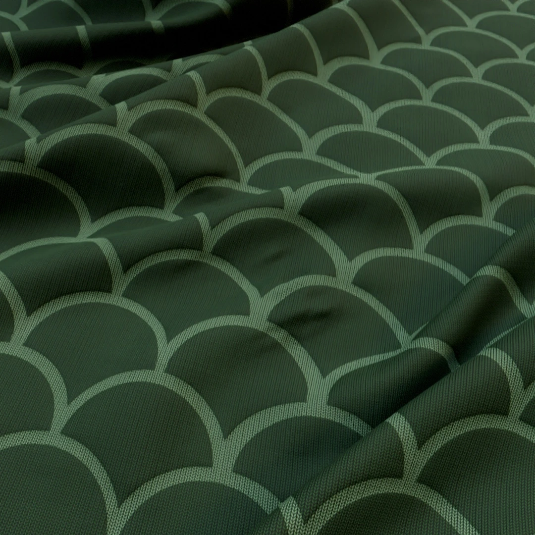 Free Oceanic Scales Luxe Fabric Texture