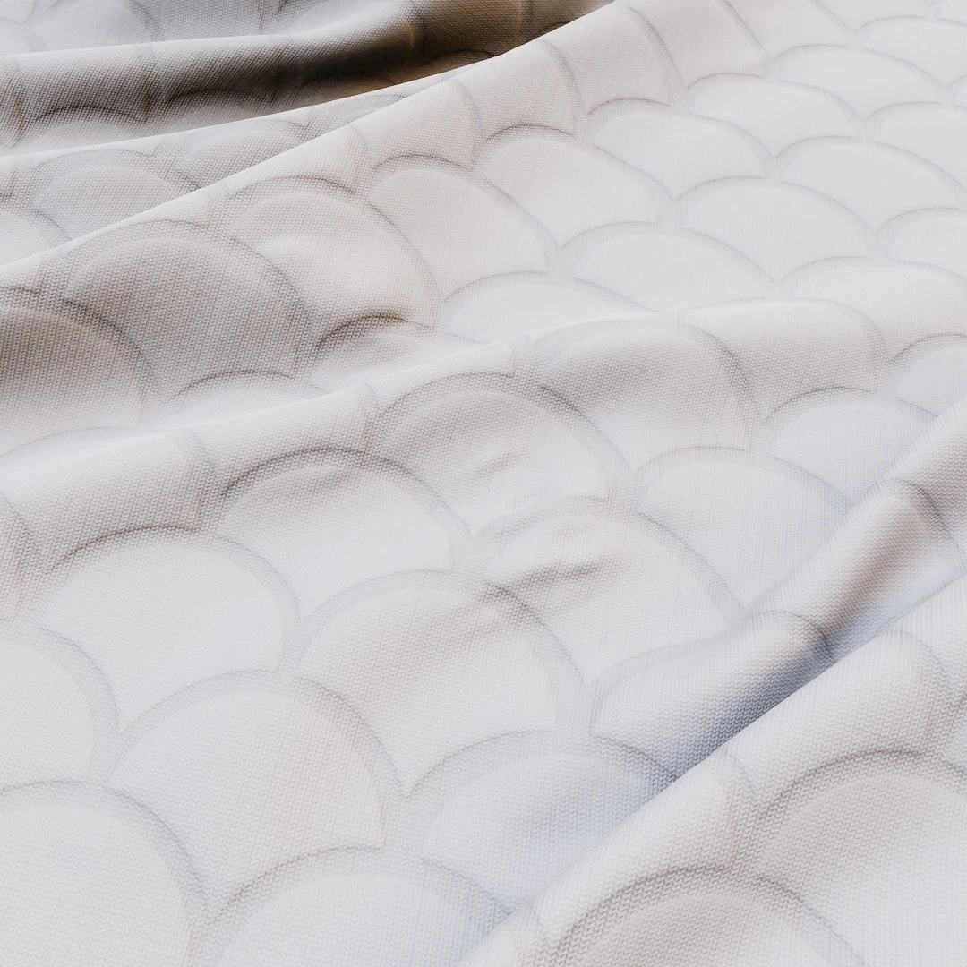 Free Oceanic Scales Luxe Fabric Texture