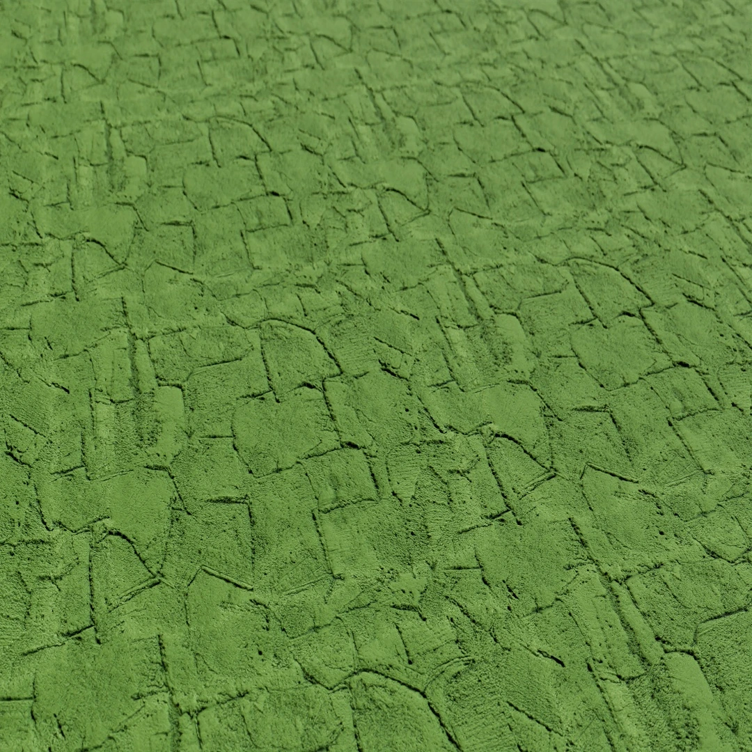 Free Rugged Green Cracked Concrete Texture