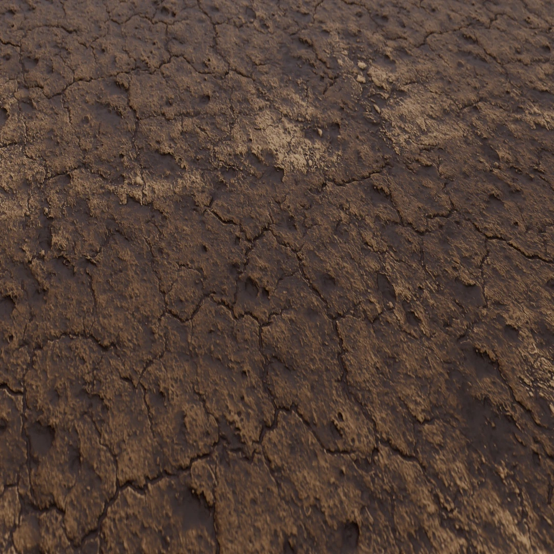 Free Rugged Sun Baked Cracked Earth Texture