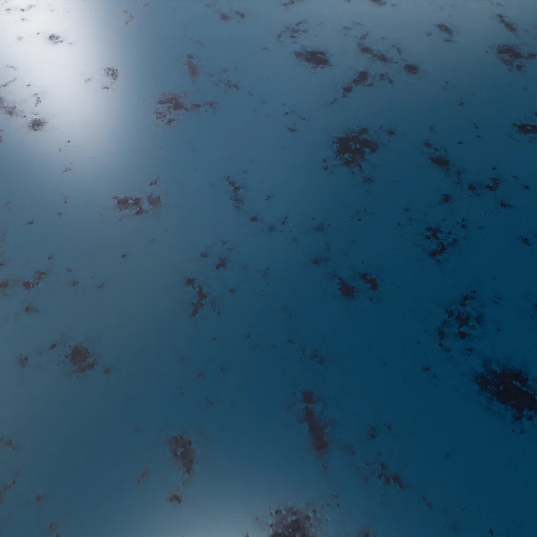 Free Rusted Blue Plastic Texture