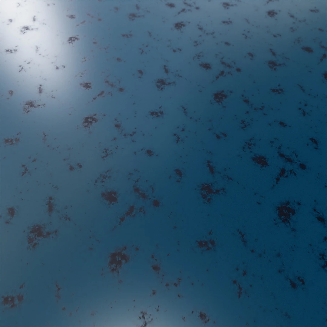Free Rusted Blue Plastic Texture