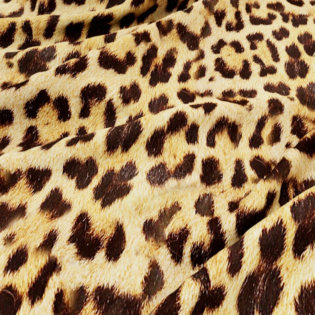 Free Smooth Leopard Print Fabric Texture