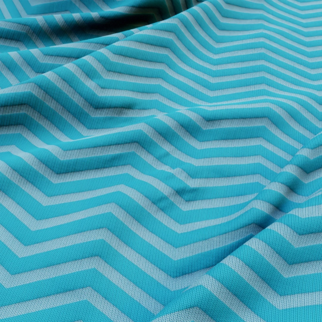 Free Turquoise Zigzag Weave Fabric Texture