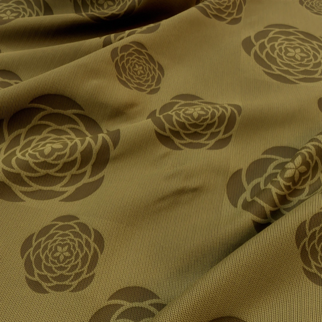 Free Vintage Rose Patterned Fabric Texture