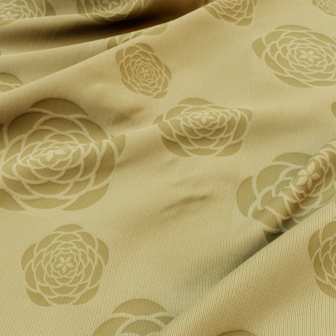 Free Vintage Rose Patterned Fabric Texture