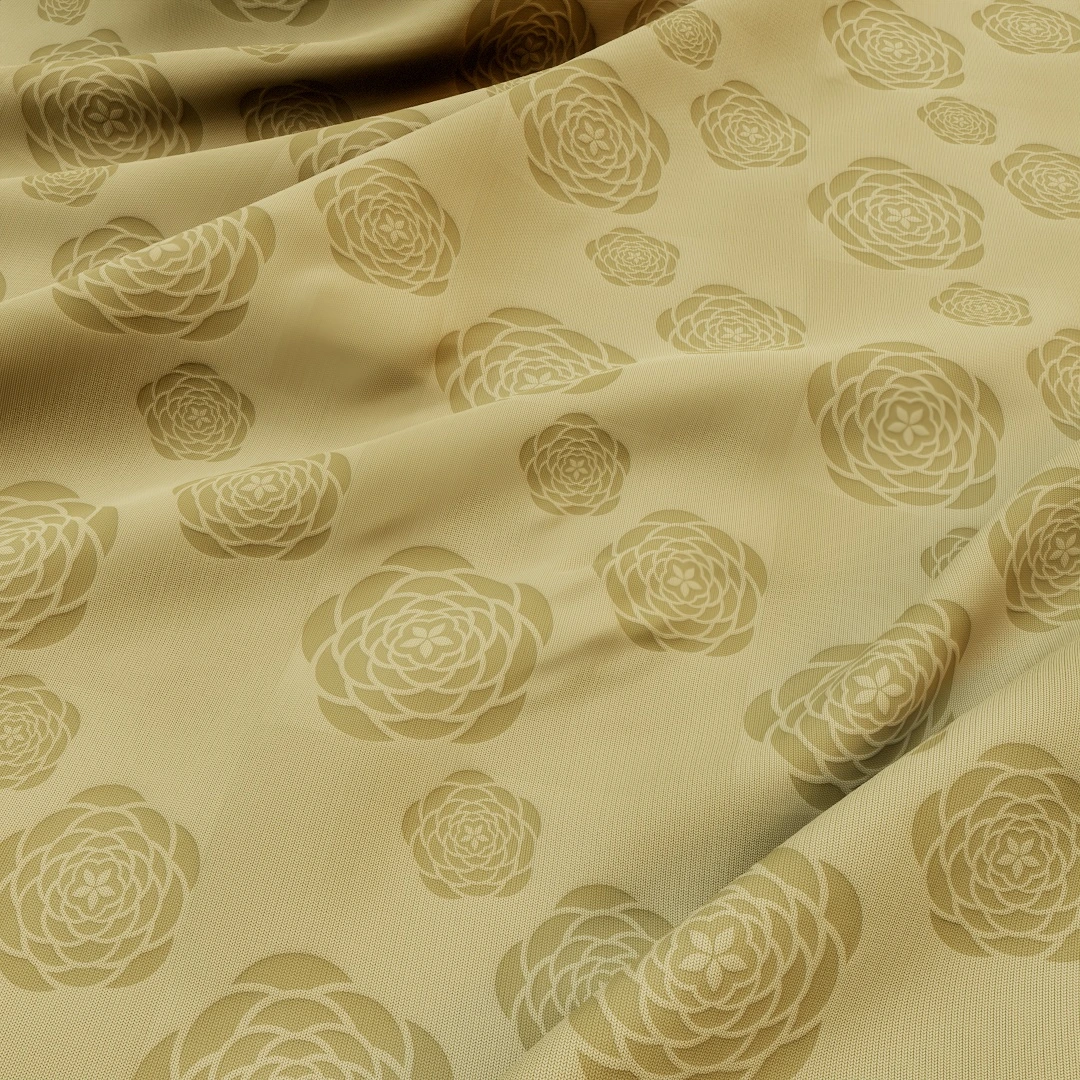 Free Vintage Rose Patterned Fabric Texture