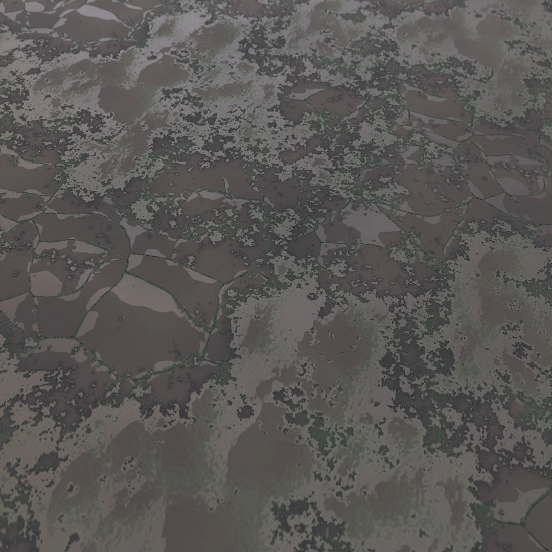 Frosty Asphalt Road Texture