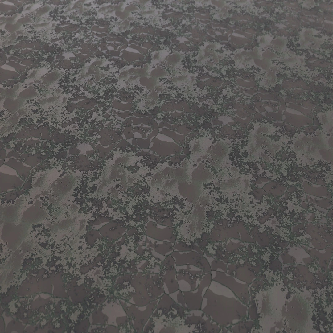 Frosty Asphalt Road Texture
