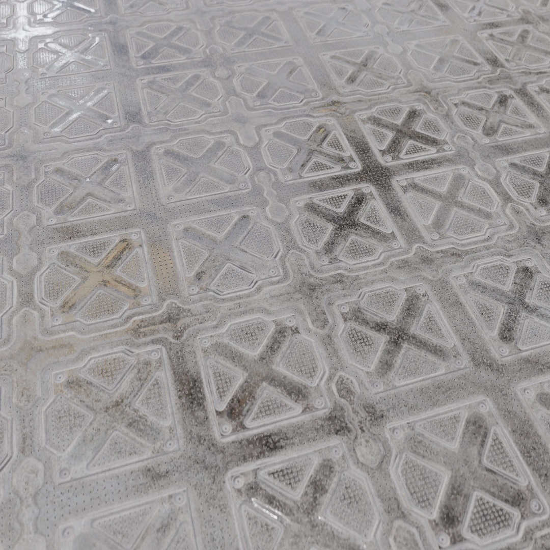 Futuristic Dirty Geometric Metal Texture
