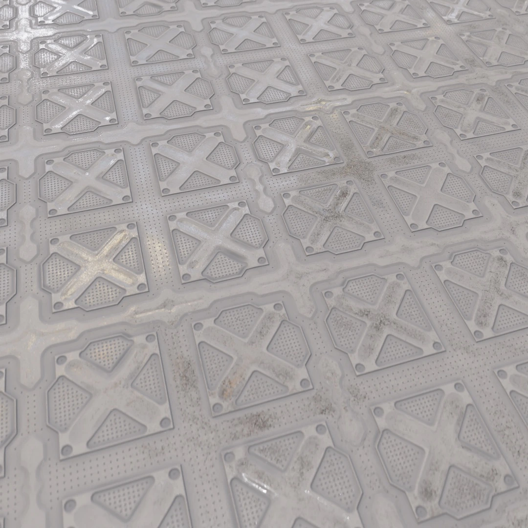 Futuristic Dirty Geometric Metal Texture