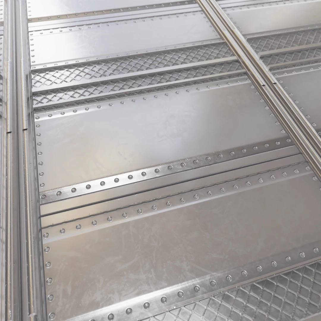 Futuristic Metal Door Texture