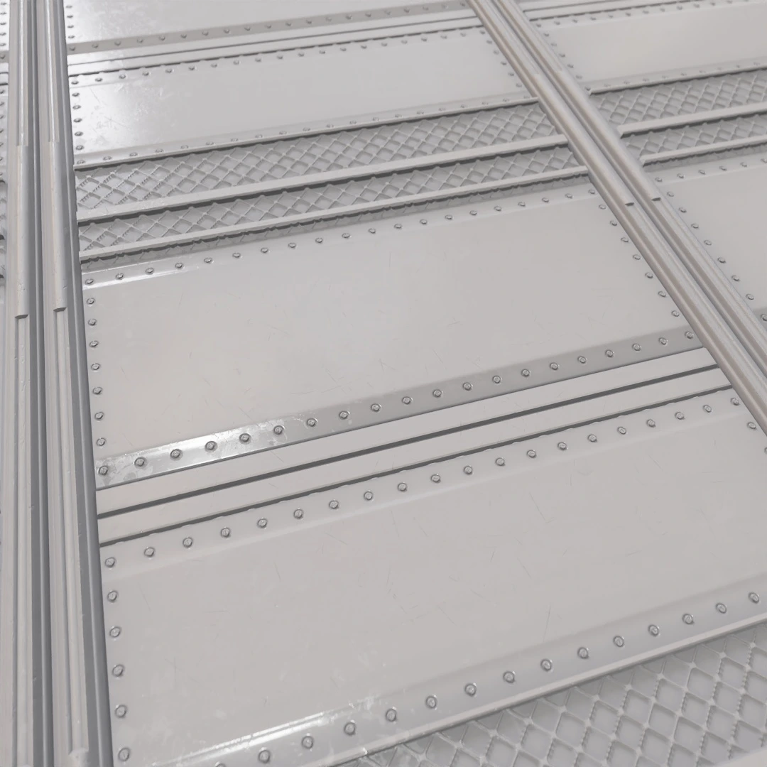 Futuristic Metal Door Texture