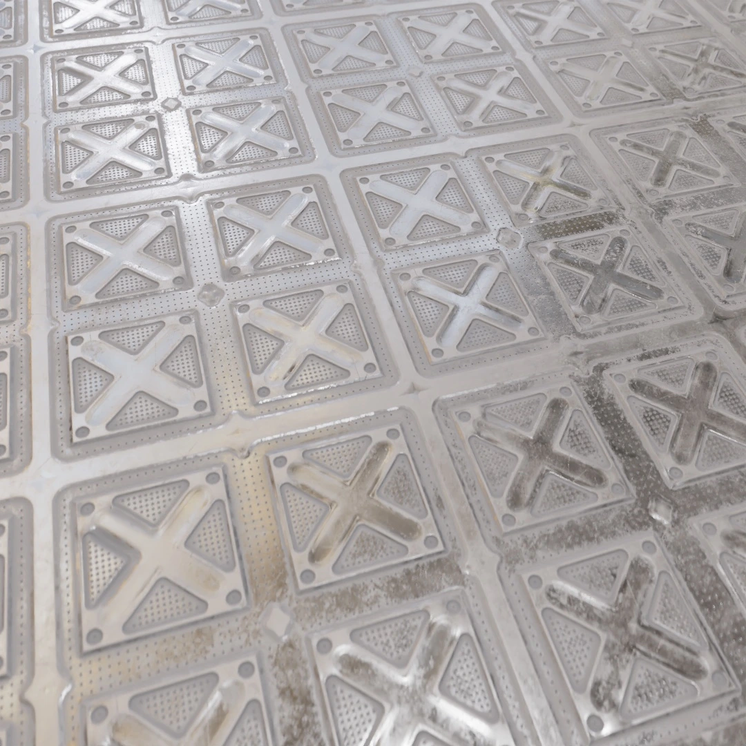 Futuristic Patina Metal Panel Texture