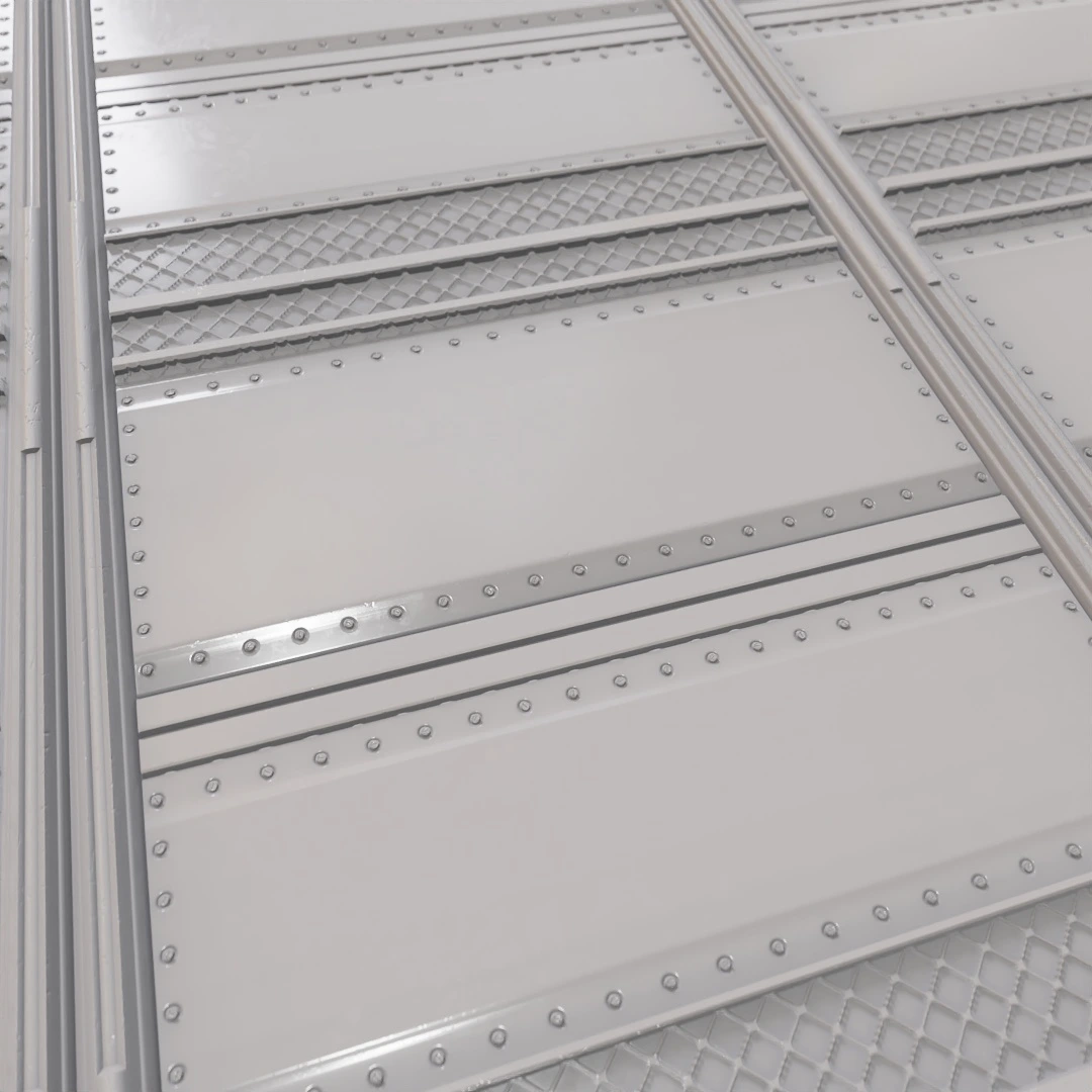 Futuristic Steel Sci-Fi Door Texture