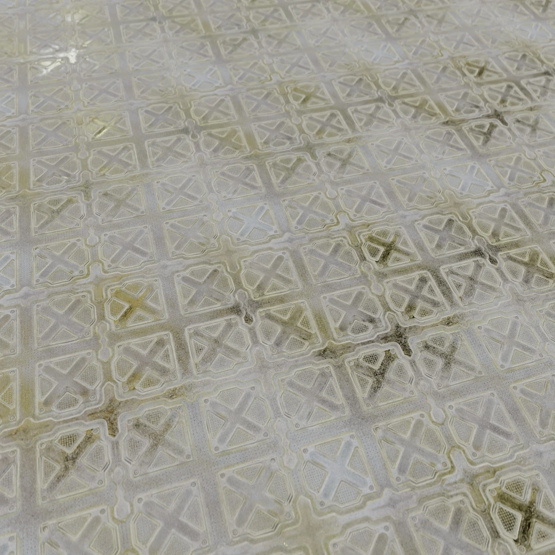 Futuristic Weathered Metal Panel Texture