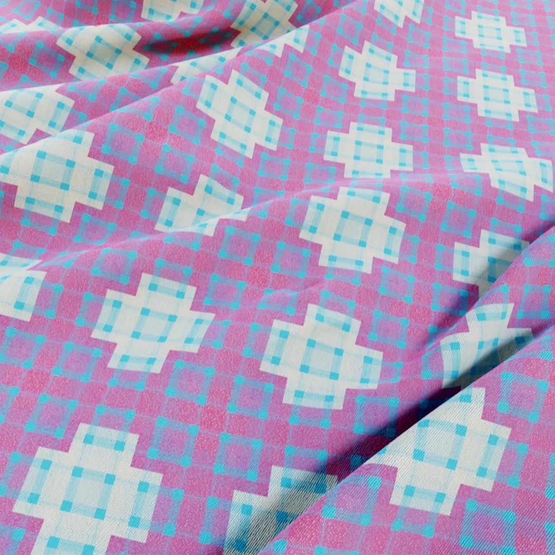 Geometric Elegance Fabric Texture