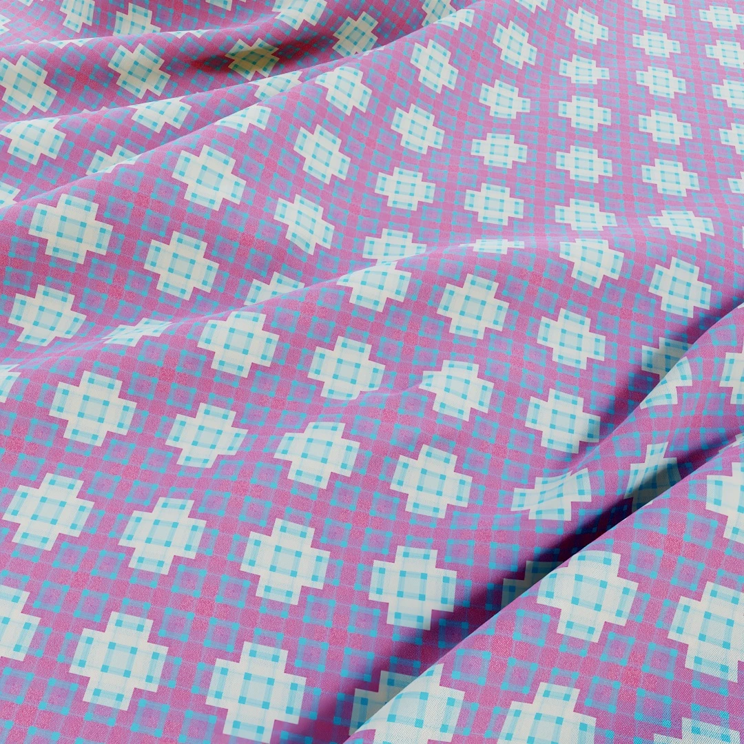 Geometric Elegance Fabric Texture