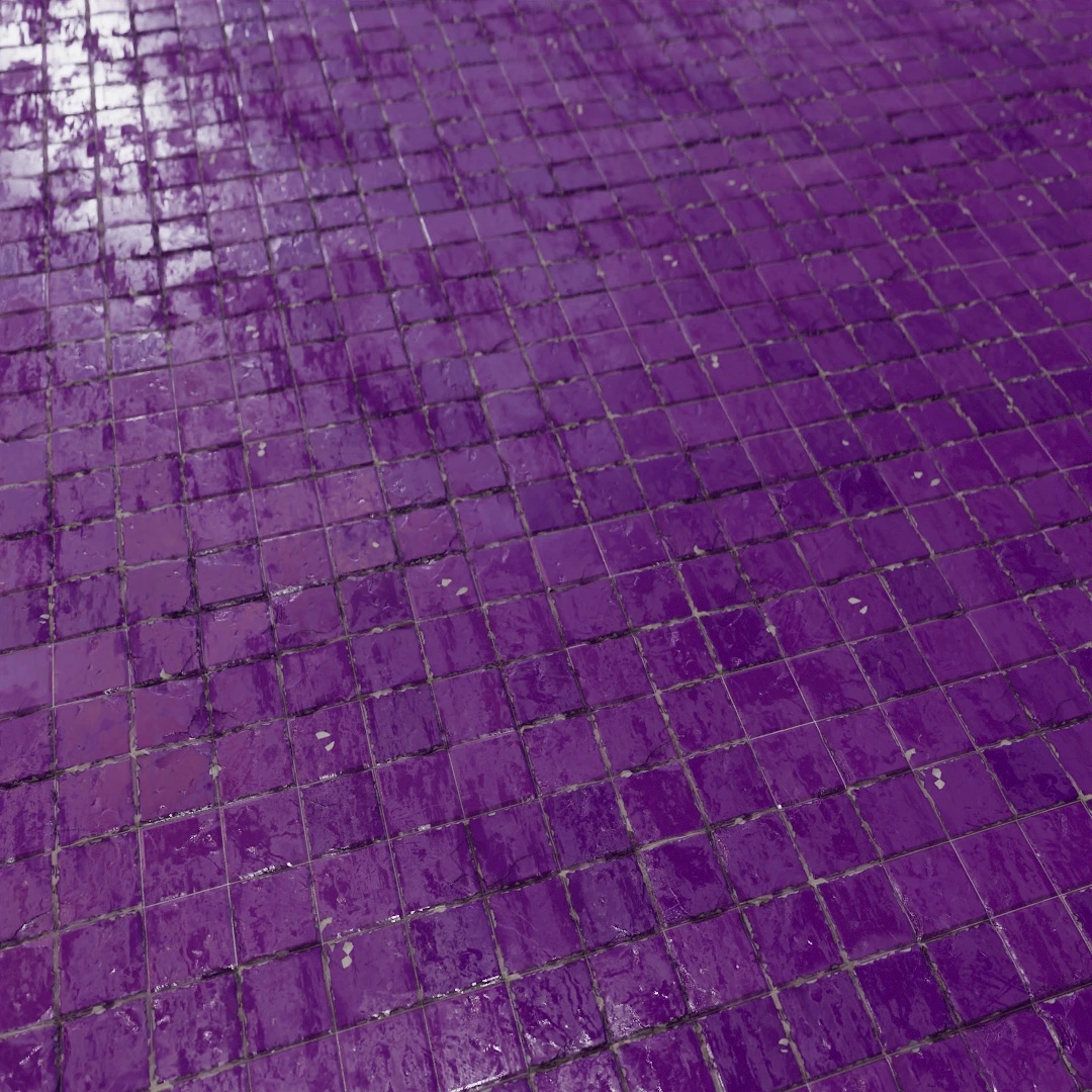 Glossy Purple Ceramic Texture