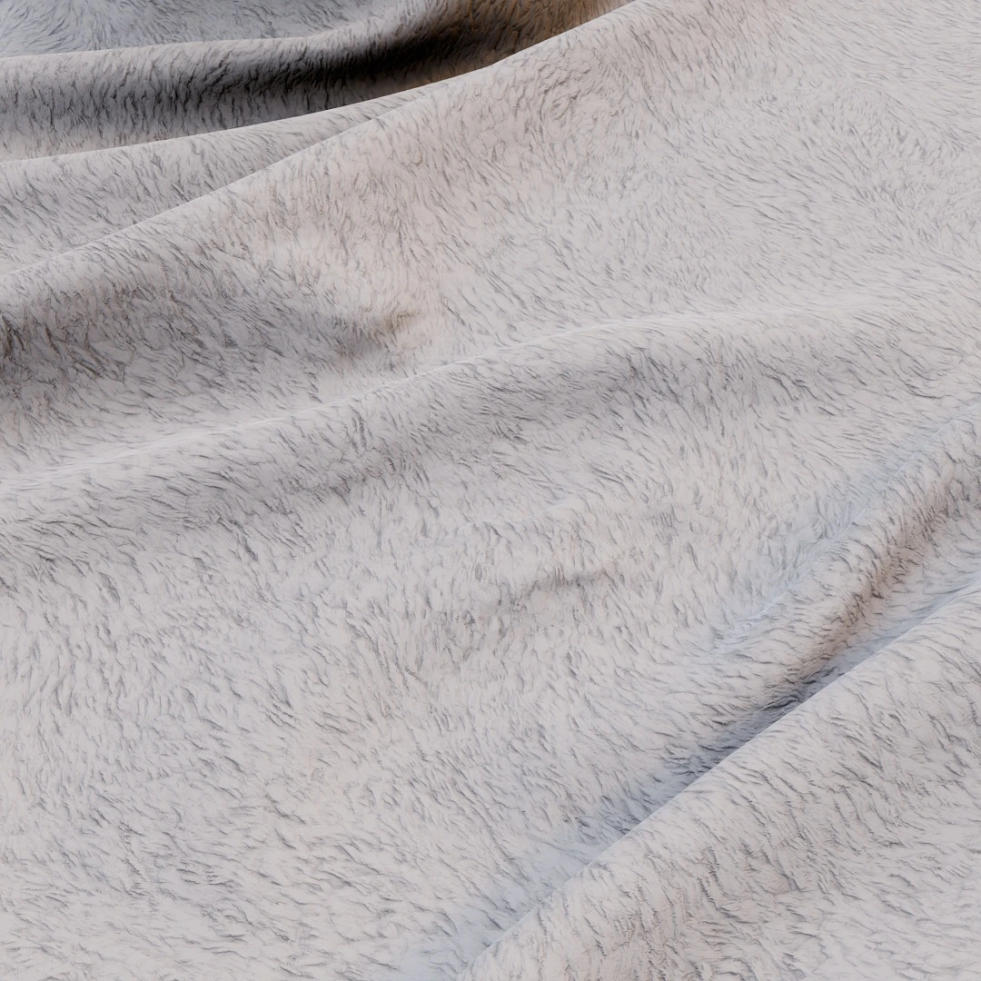 Golden Beige Faux Fur Texture