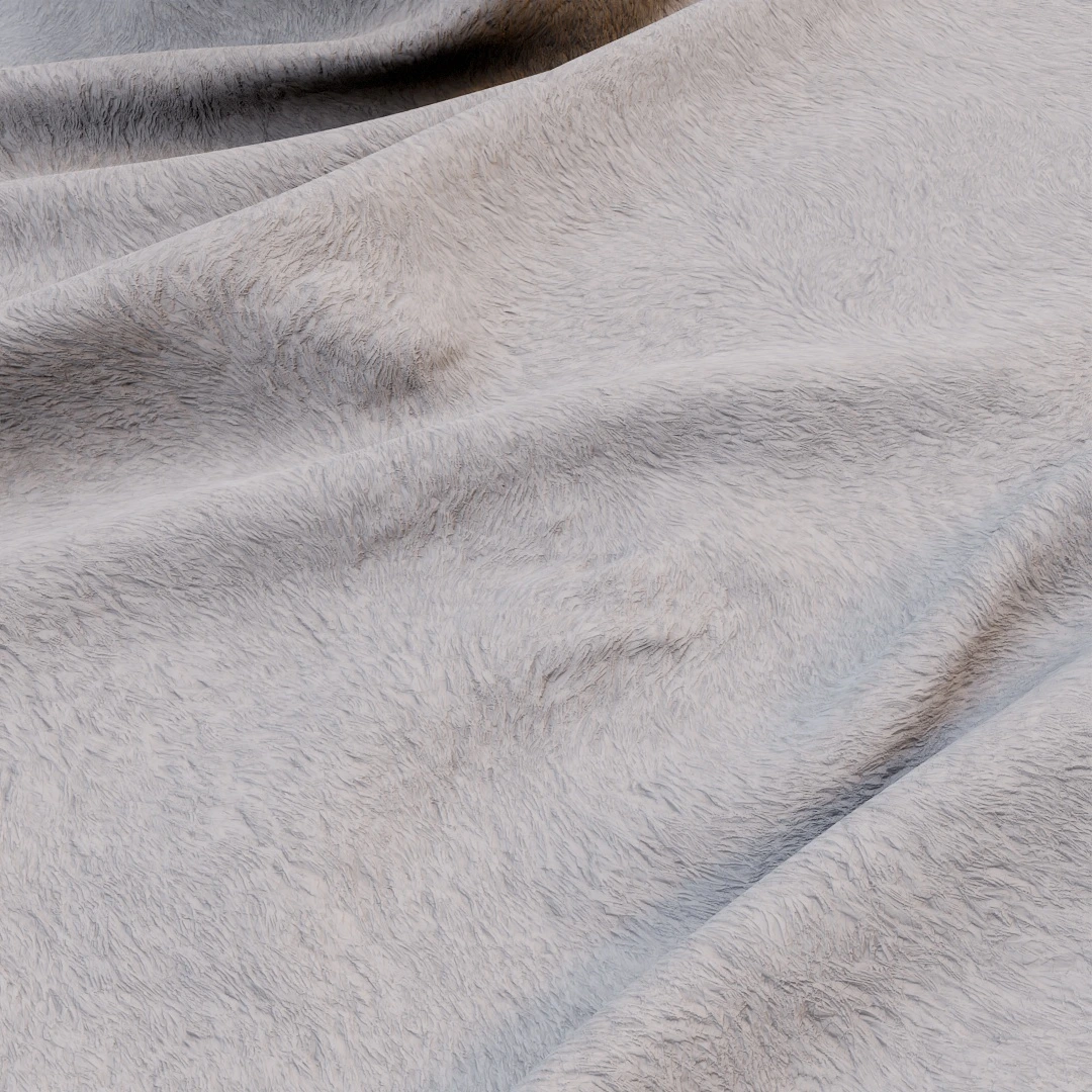 Golden Coarse Faux Fur Texture