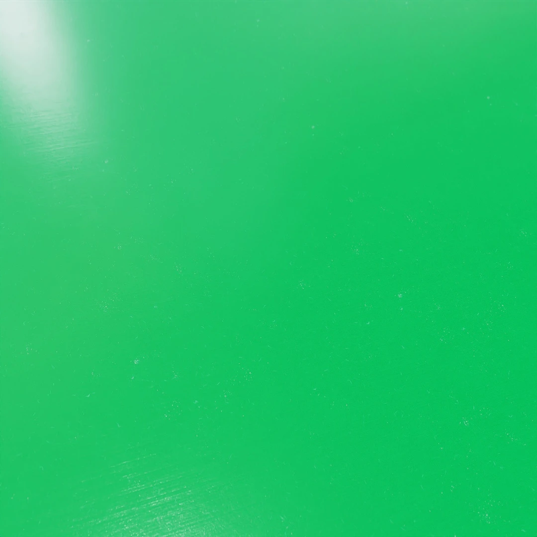 Green Smooth Plastic Texture