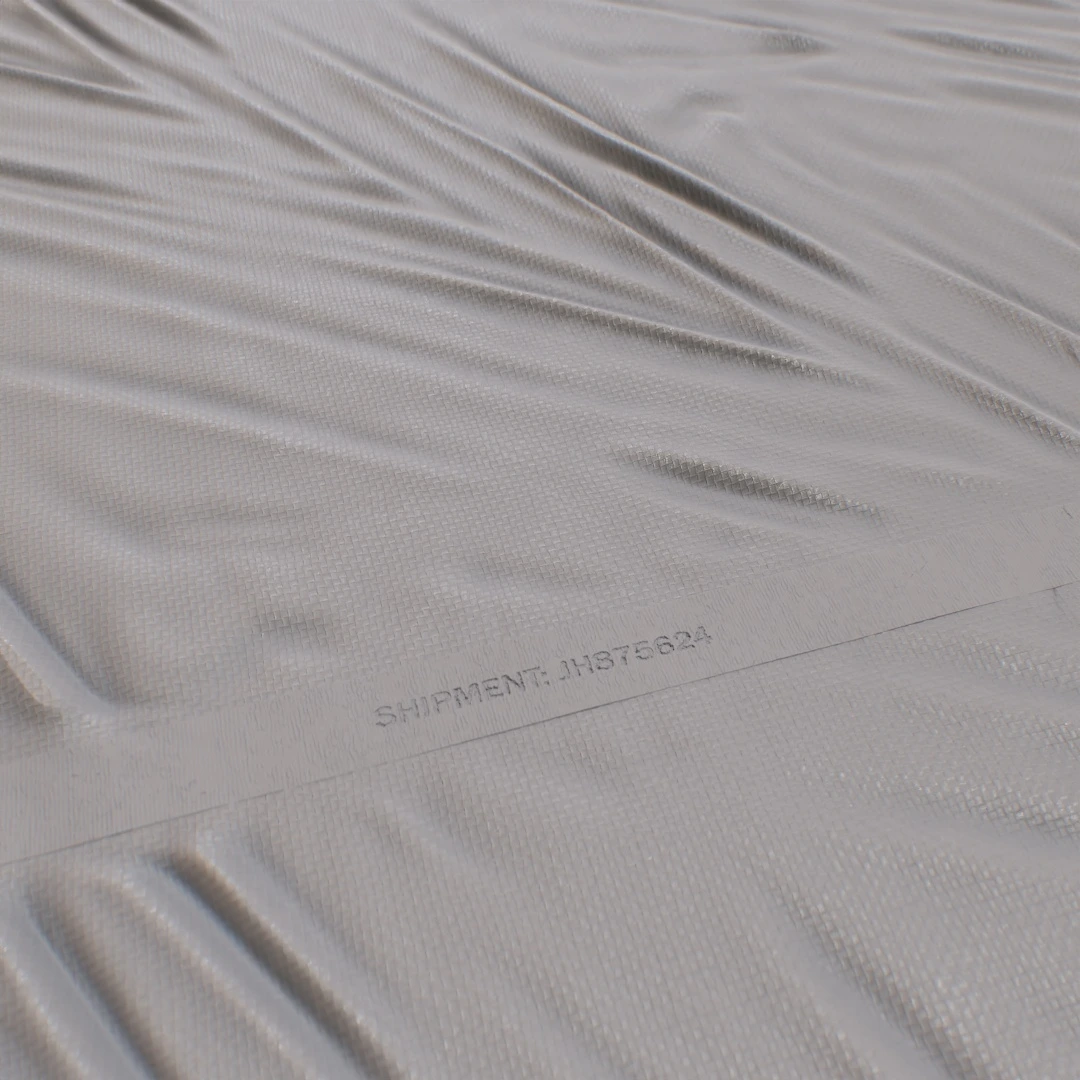 Green Woven Poly Tarpaulin Texture
