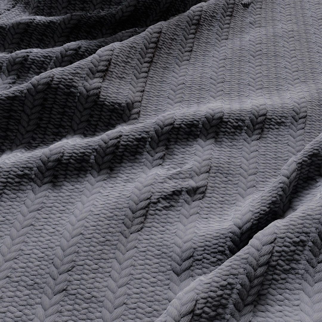 Indigo Knit Weave Clean Fabric Texture