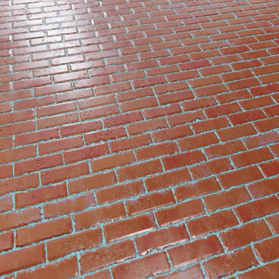 Industrial Red Rough Brick Texture