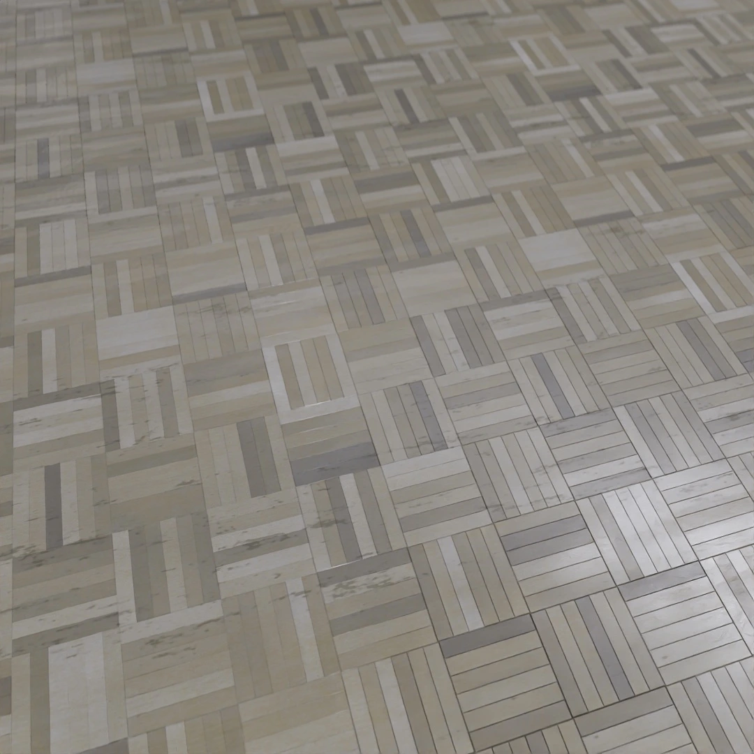 Light Oak Mosaic Parquet Floor Texture