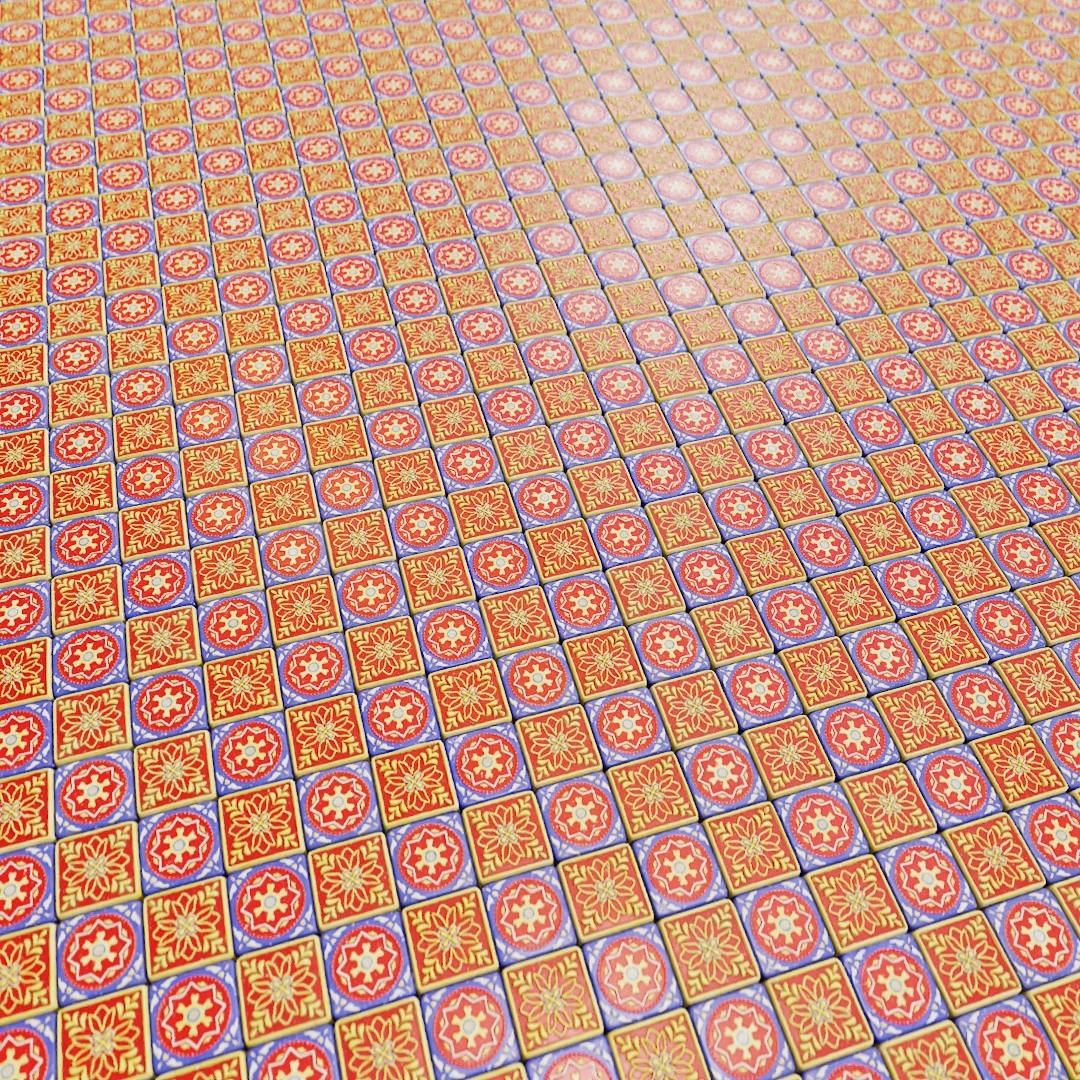 Majestic Mosaic Medallion Texture 4057 - LotPixel