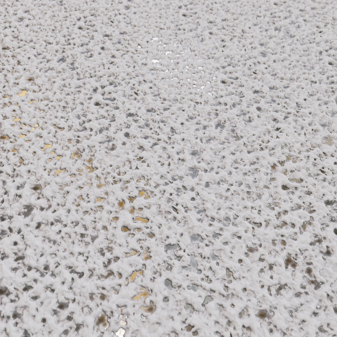 Melting Snow Footprint Texture